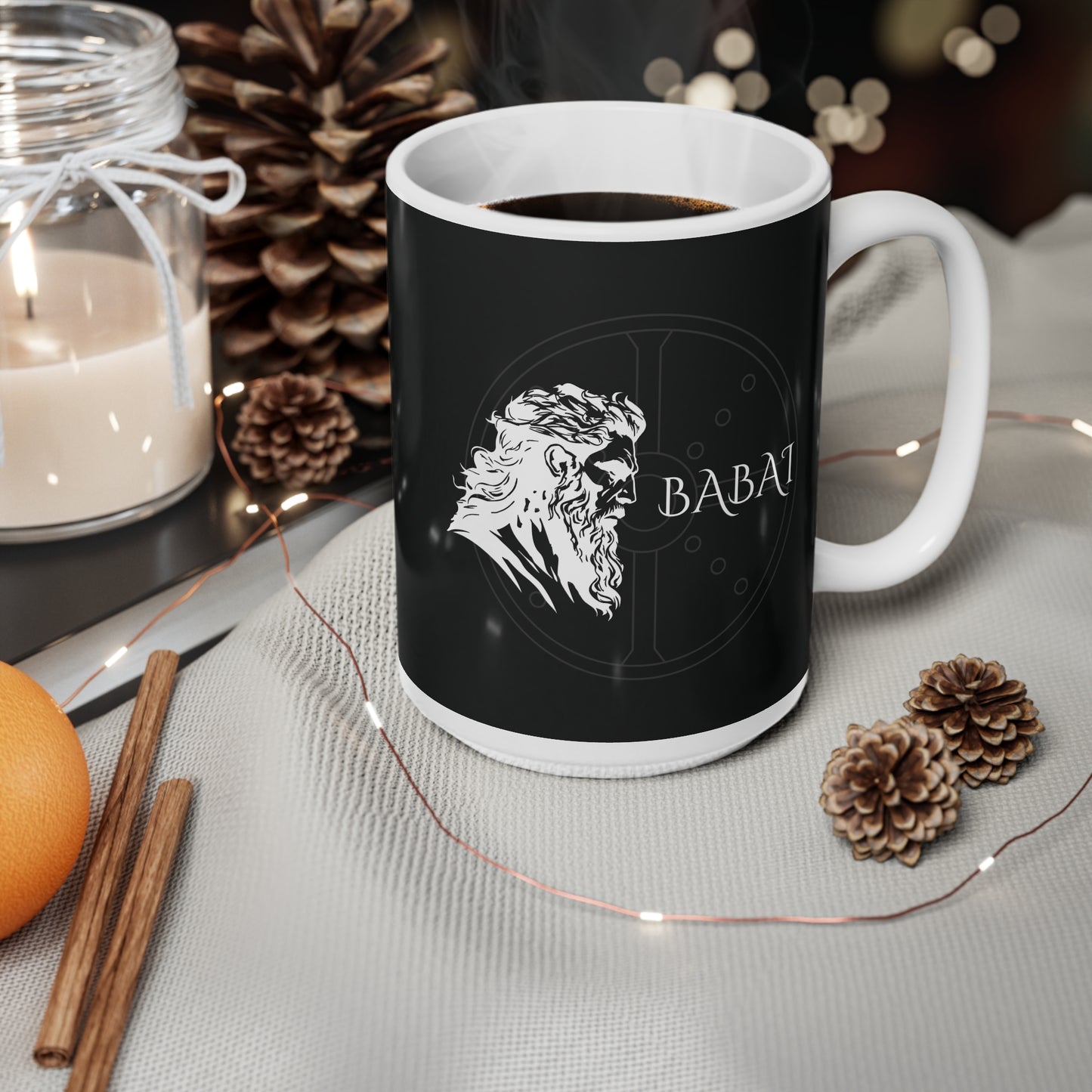 Babai, Ceramic Coffee Cup (black)