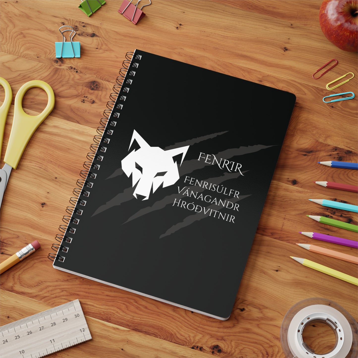 Fenrir, Softcover Notebook, A5