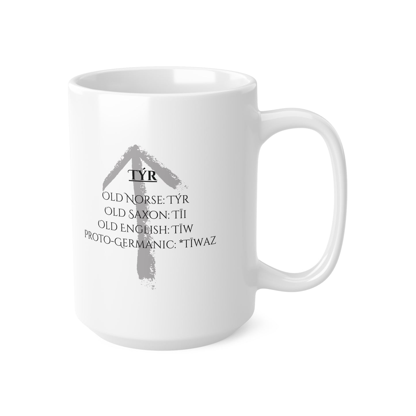 Tyr, Ceramic Coffee Cup (white)