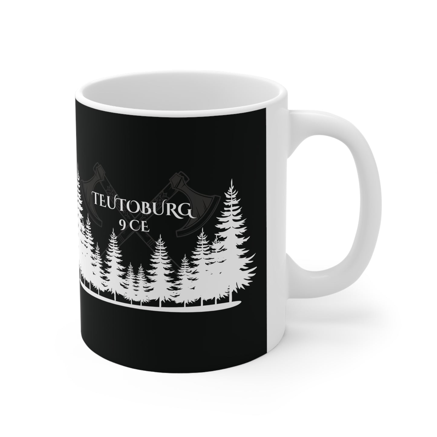 Teutoburg, Ceramic Coffee Cup (black)