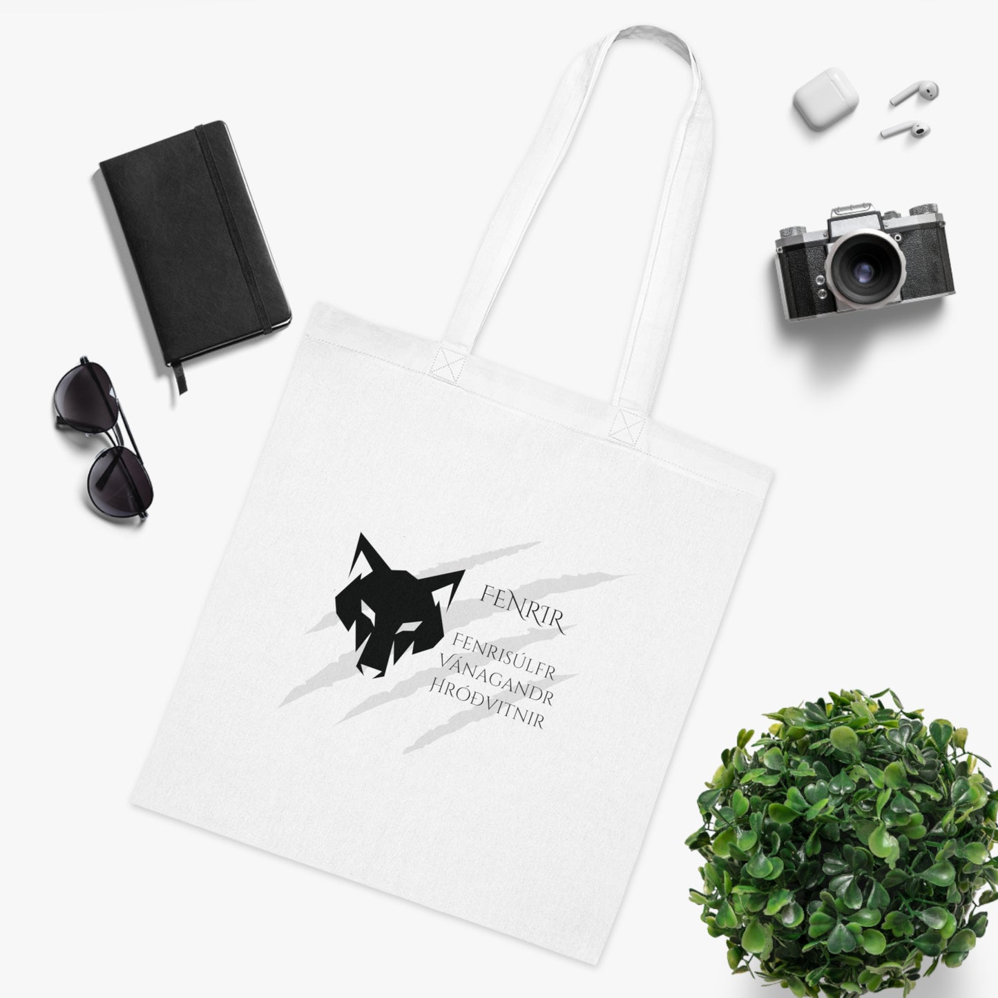 Fenrir, Cotton Tote Bag