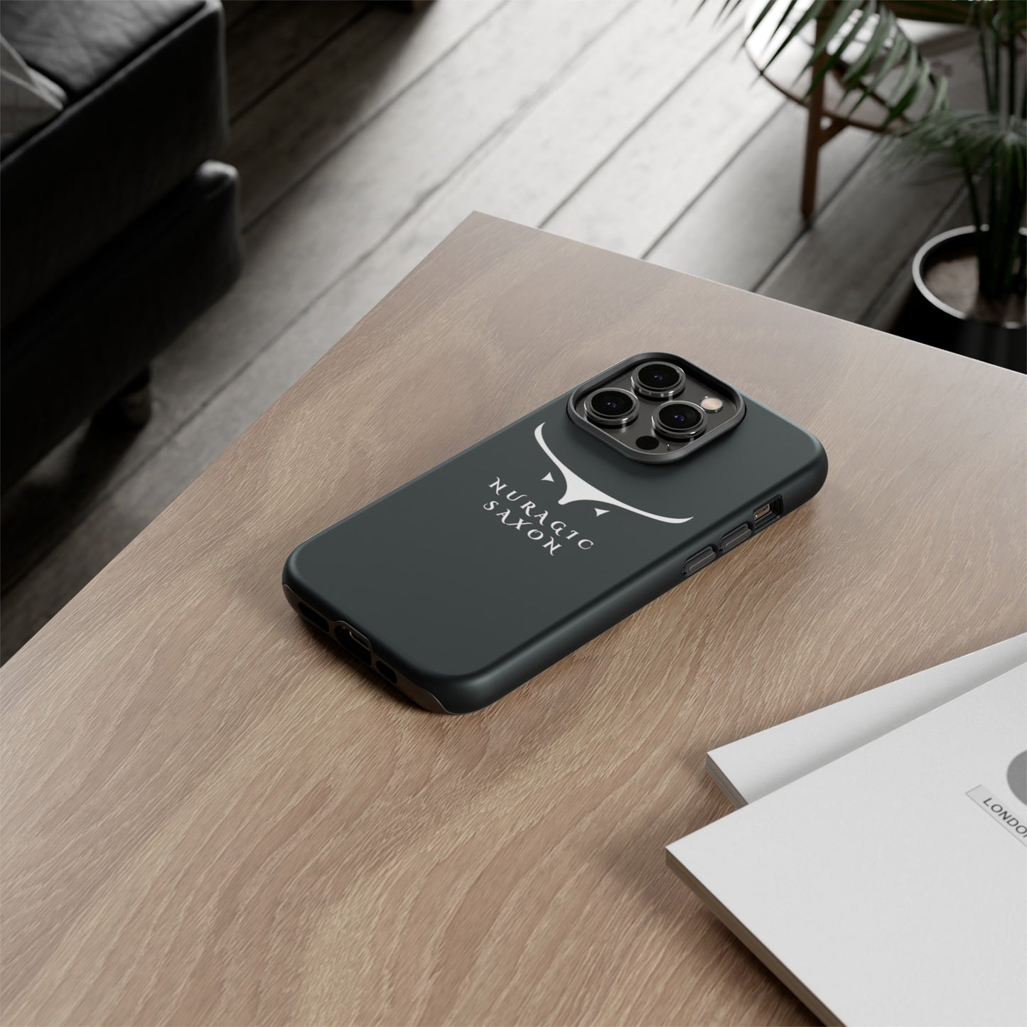 Nuragic Saxon, Tough Phone Cases (Black)