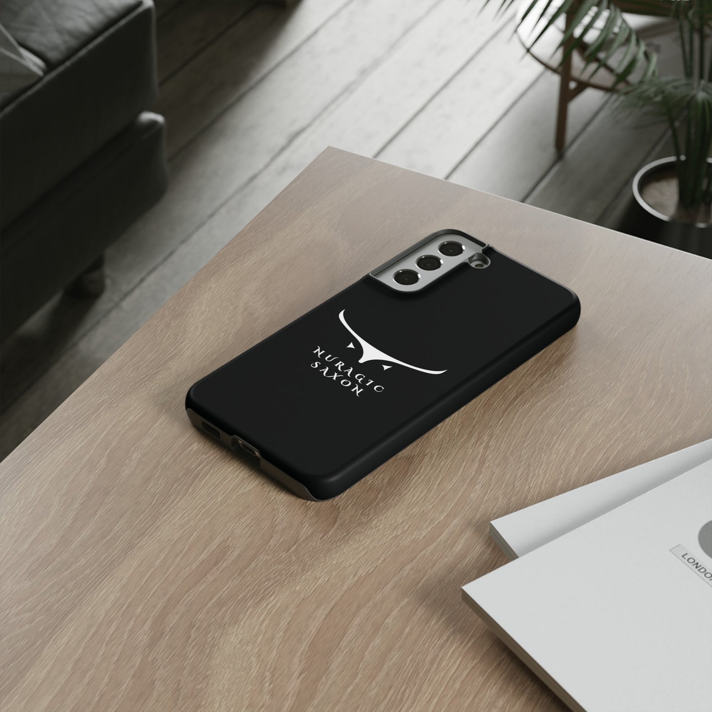 Nuragic Saxon, Tough Phone Cases (Black)