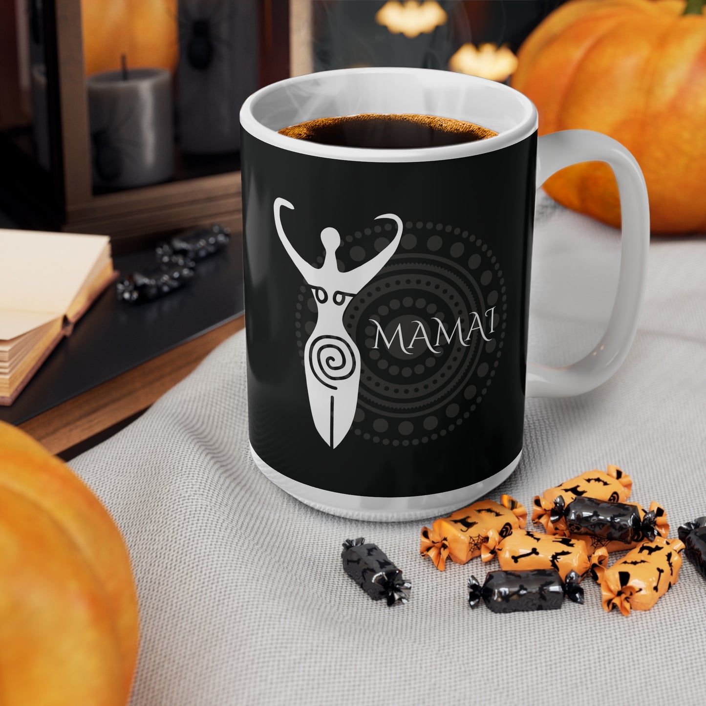 Mamai, Ceramic Coffee Cup (black)