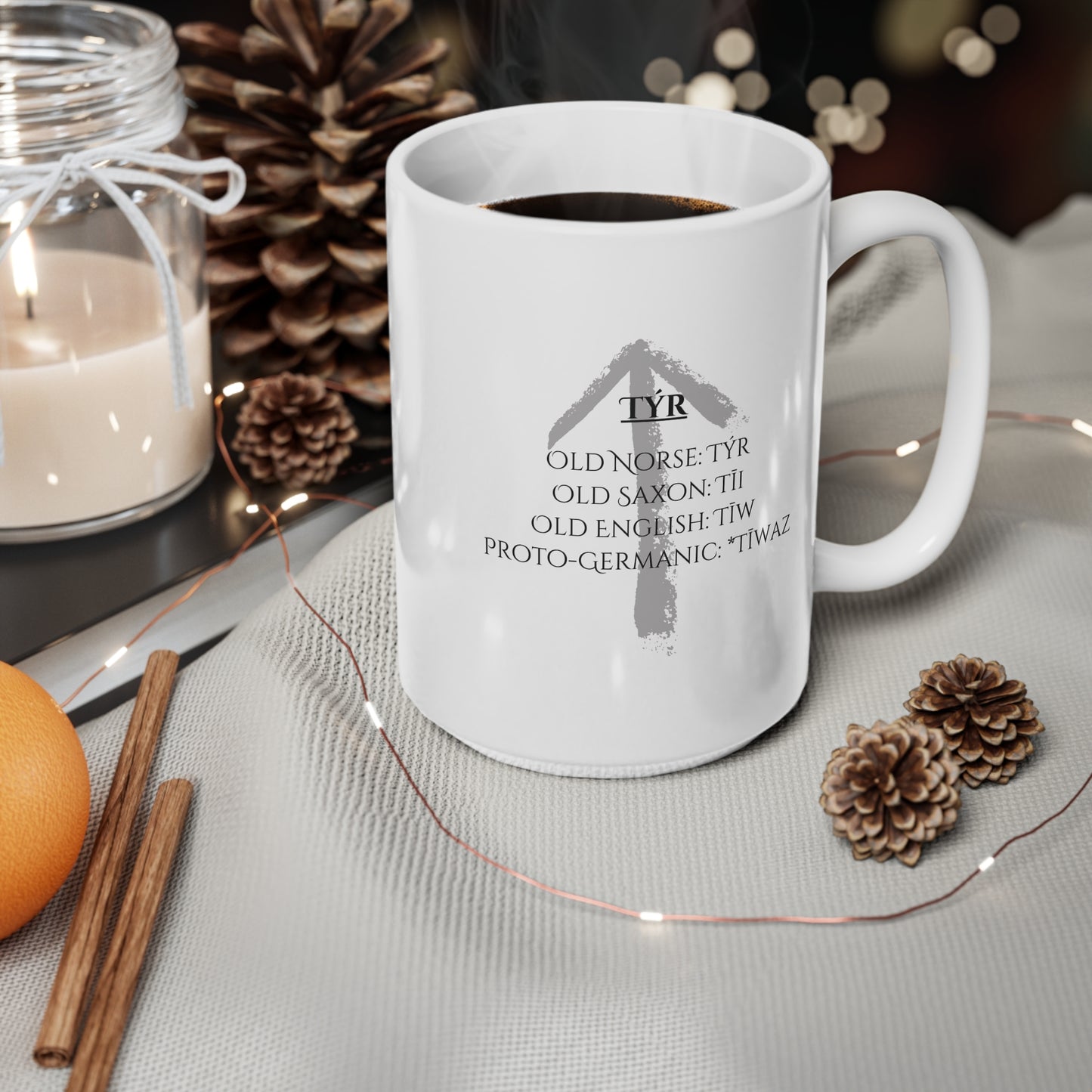 Tyr, Ceramic Coffee Cup (white)