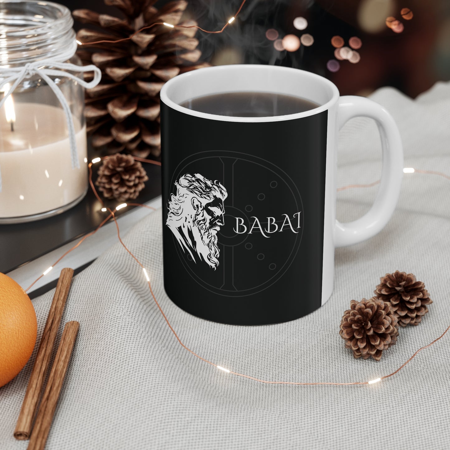 Babai, Ceramic Coffee Cup (black)
