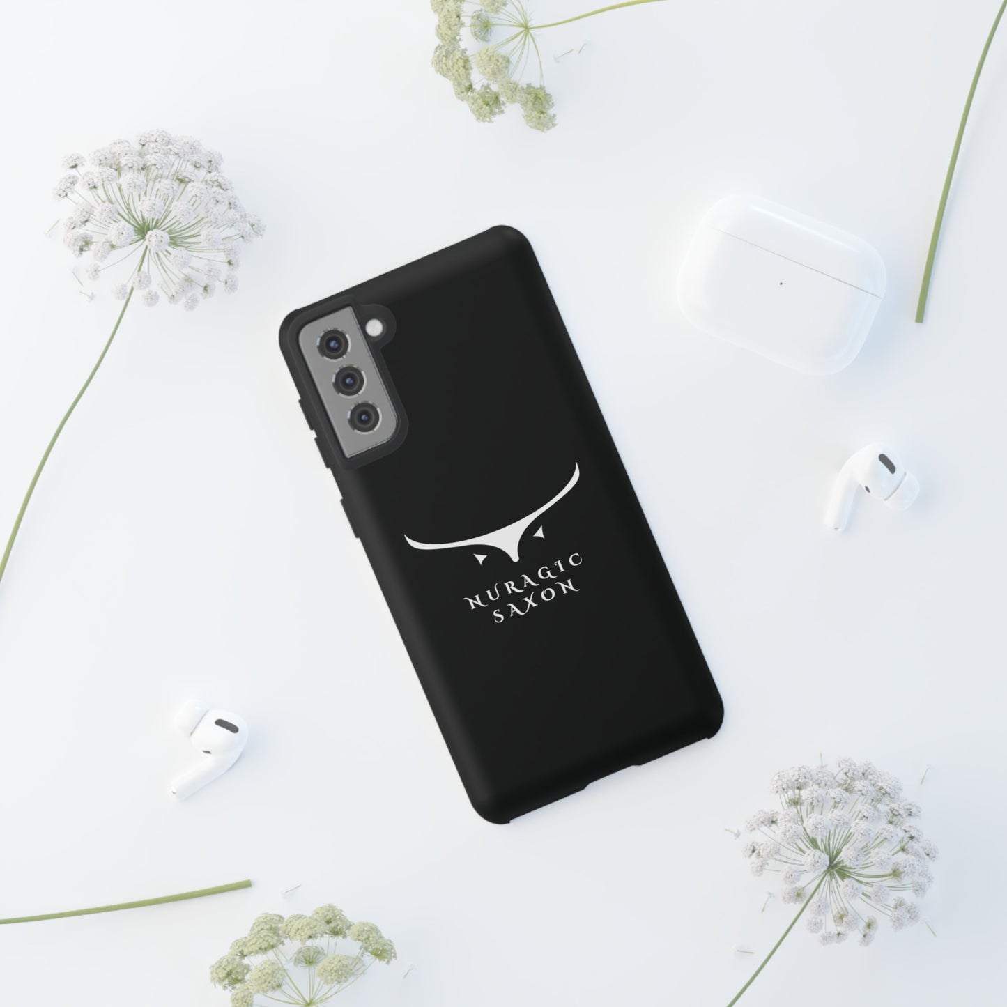 Nuragic Saxon, Tough Phone Cases (Black)