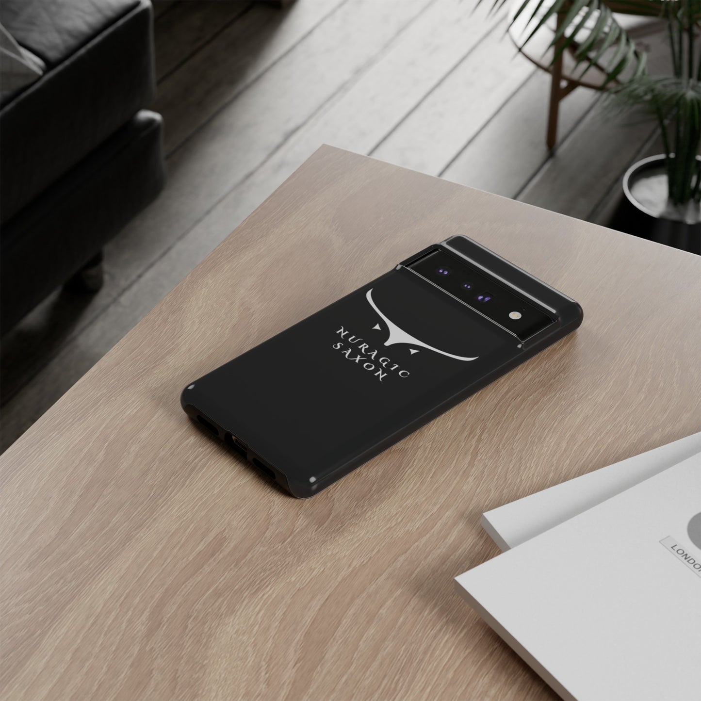 Nuragic Saxon, Tough Phone Cases (Black)