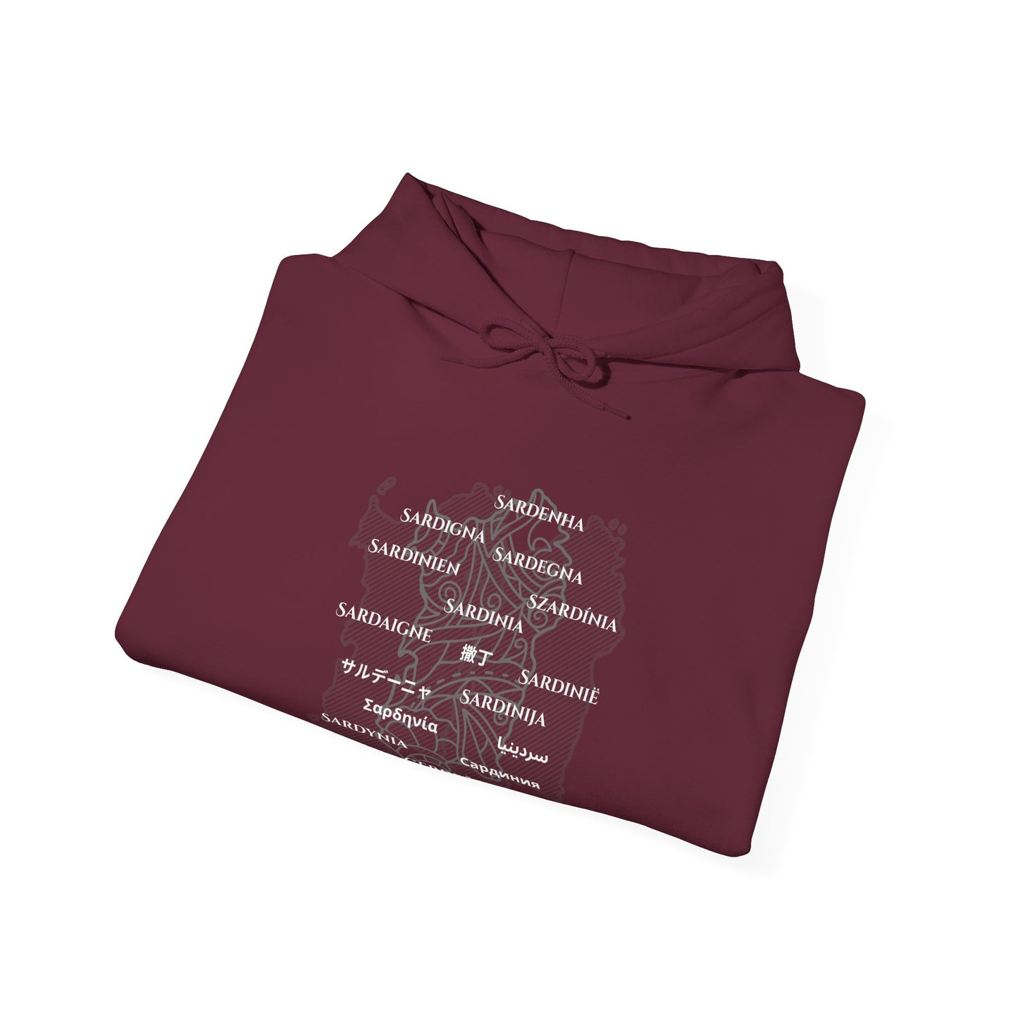 Multilingual Sardinia, Unisex Heavy Blend Hoodie