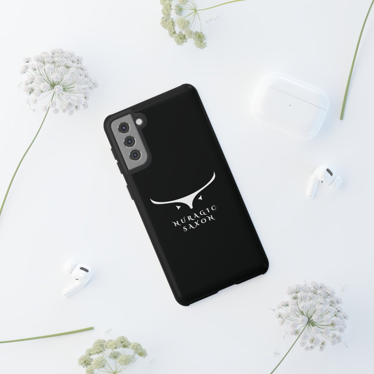 Nuragic Saxon, Tough Phone Cases (Black)
