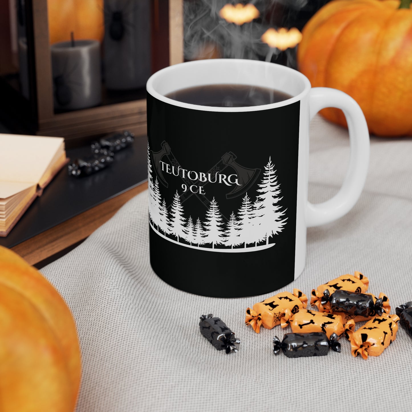 Teutoburg, Ceramic Coffee Cup (black)