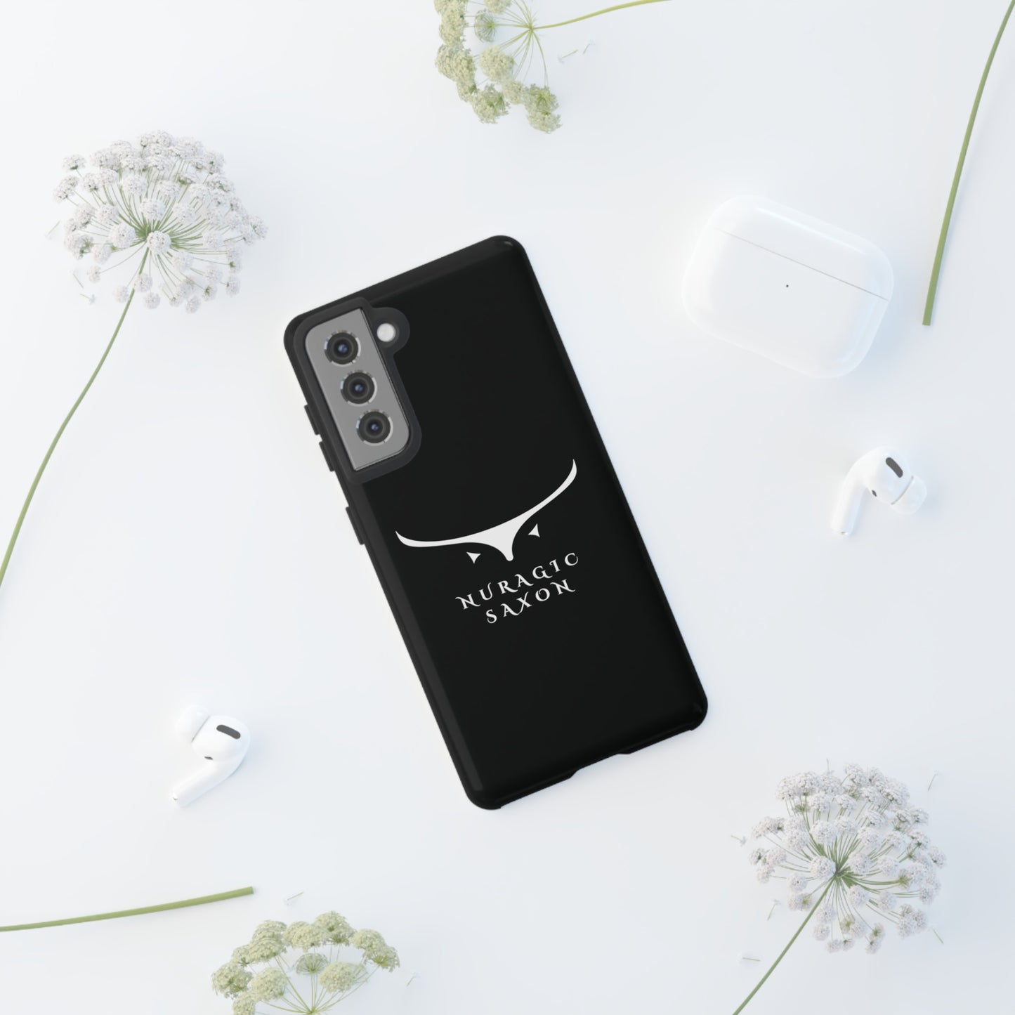 Nuragic Saxon, Tough Phone Cases (Black)