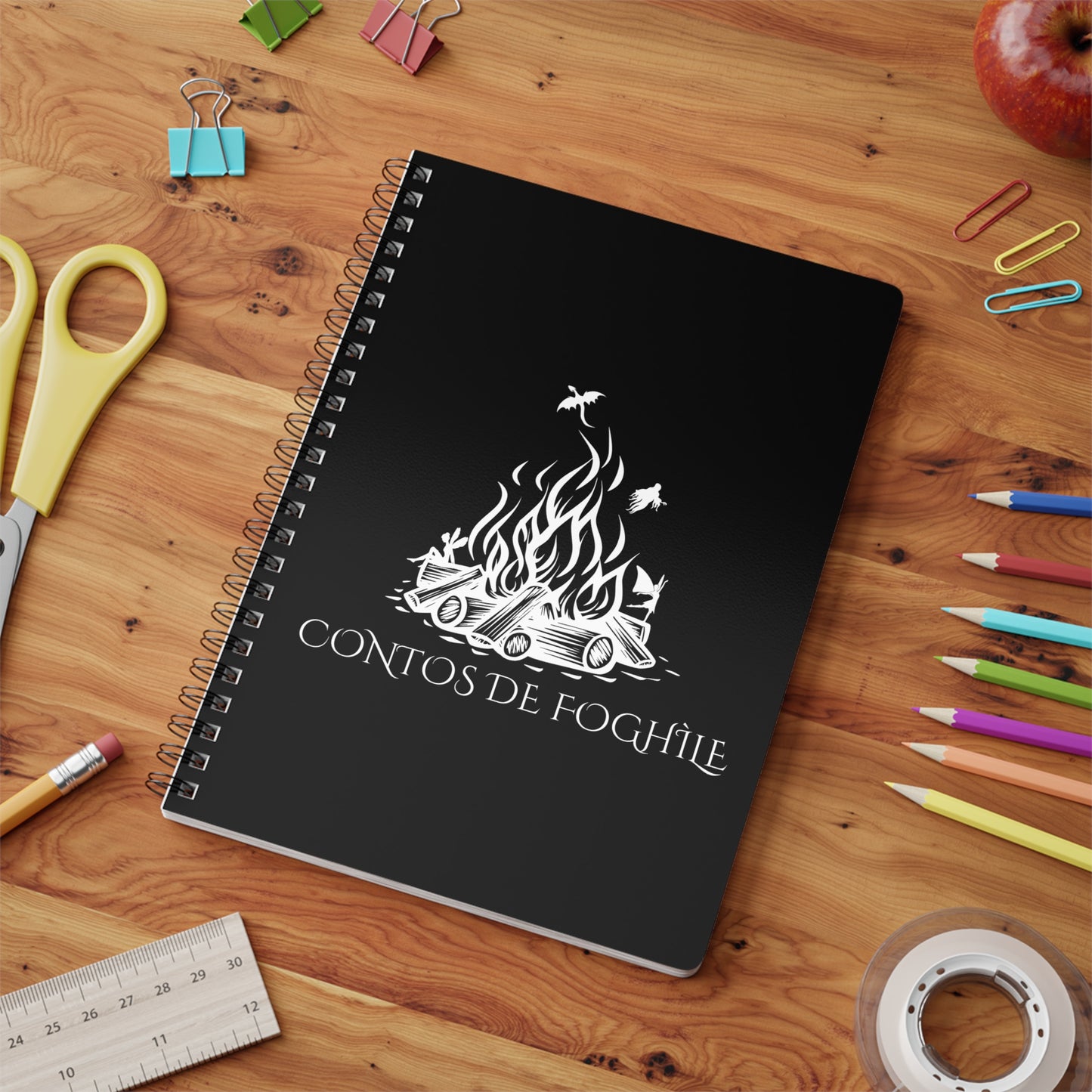 Contos de Foghìle, Softcover Notebook, A5