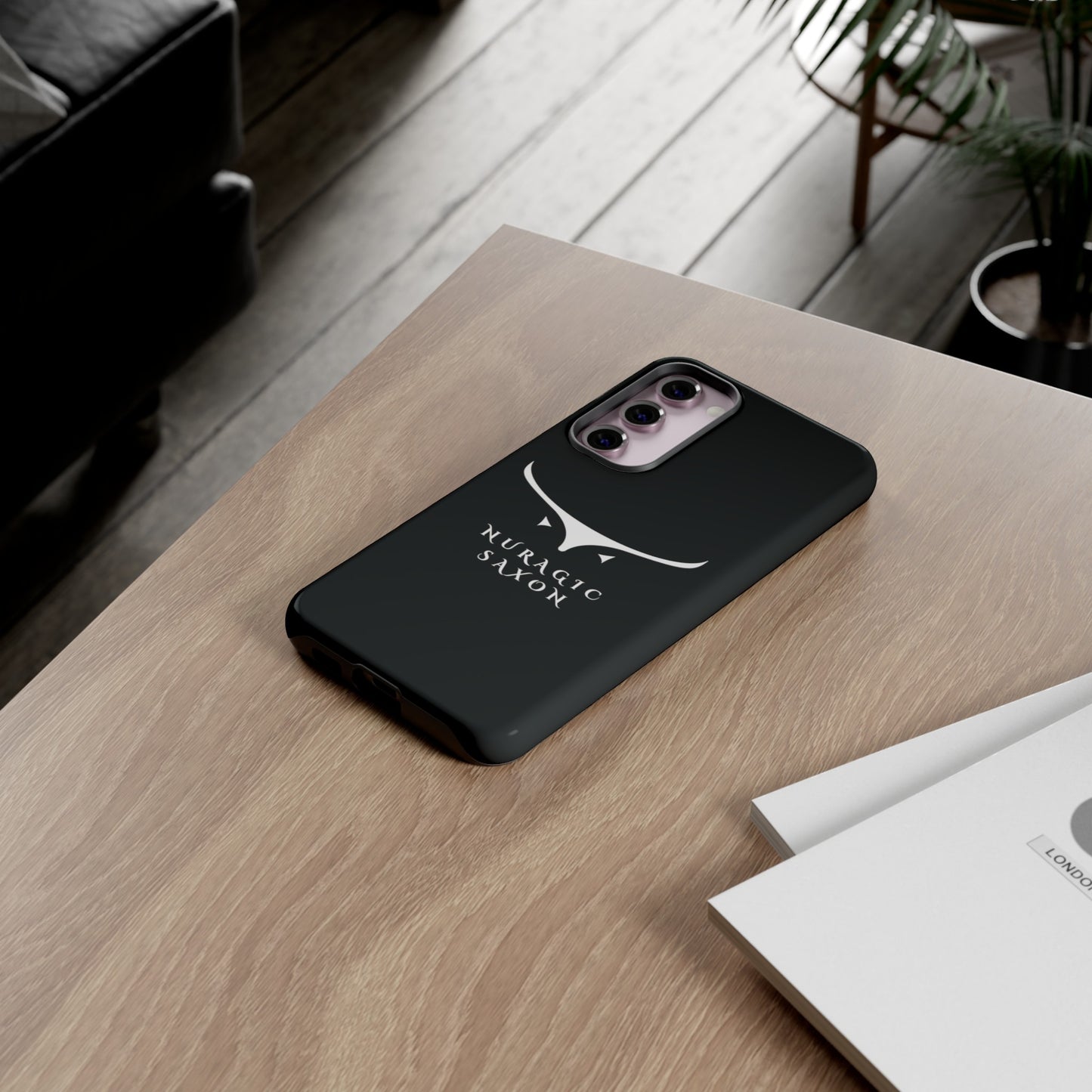 Nuragic Saxon, Tough Phone Cases (Black)