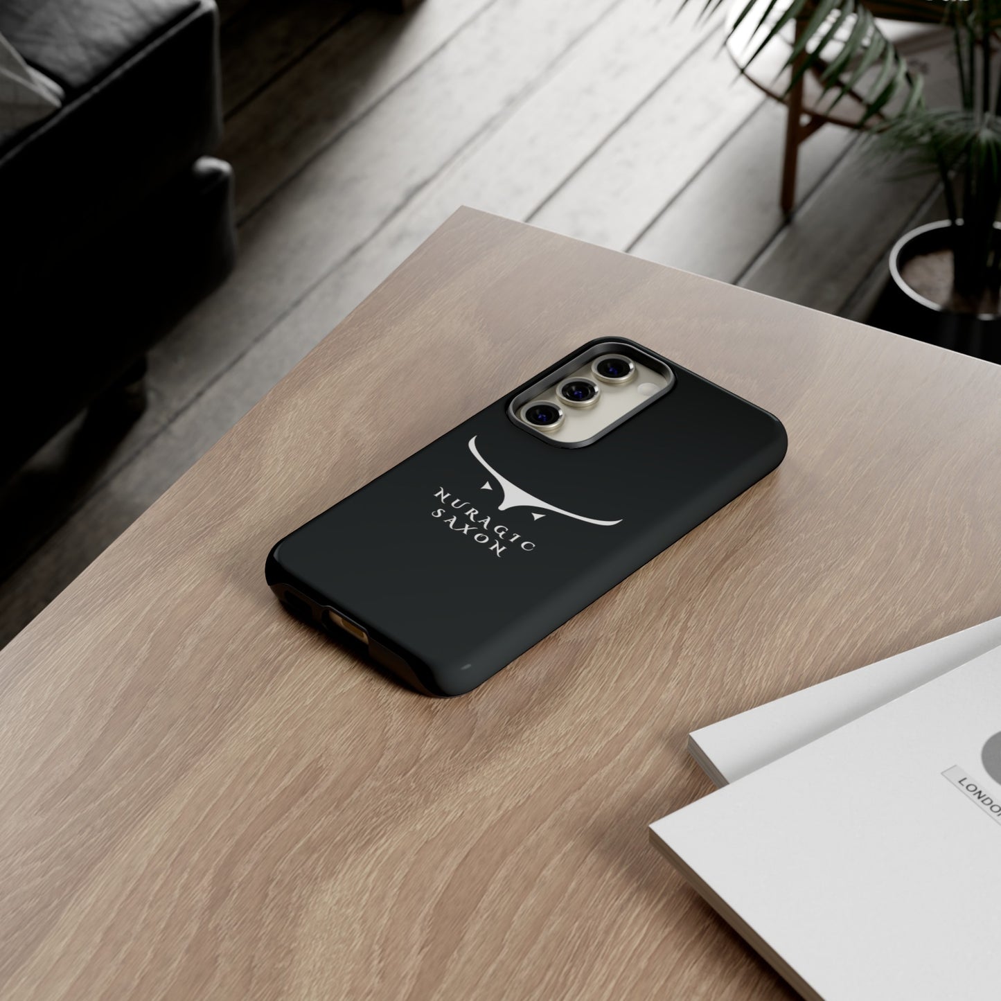 Nuragic Saxon, Tough Phone Cases (Black)
