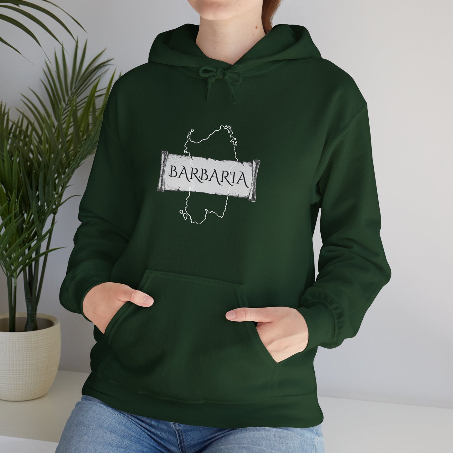 BARBARIA, Unisex Heavy Blend Hooded Sweatshirt