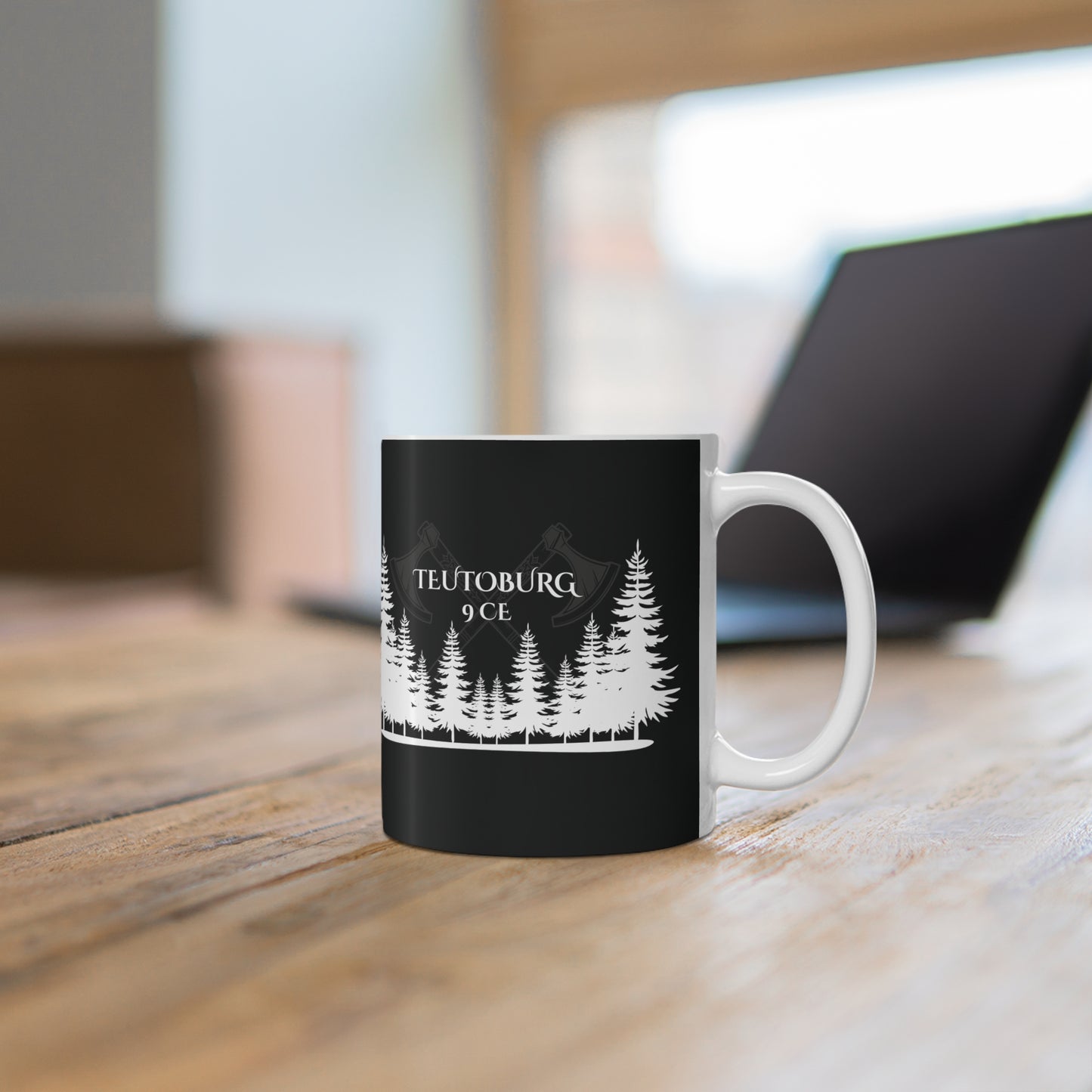 Teutoburg, Ceramic Coffee Cup (black)
