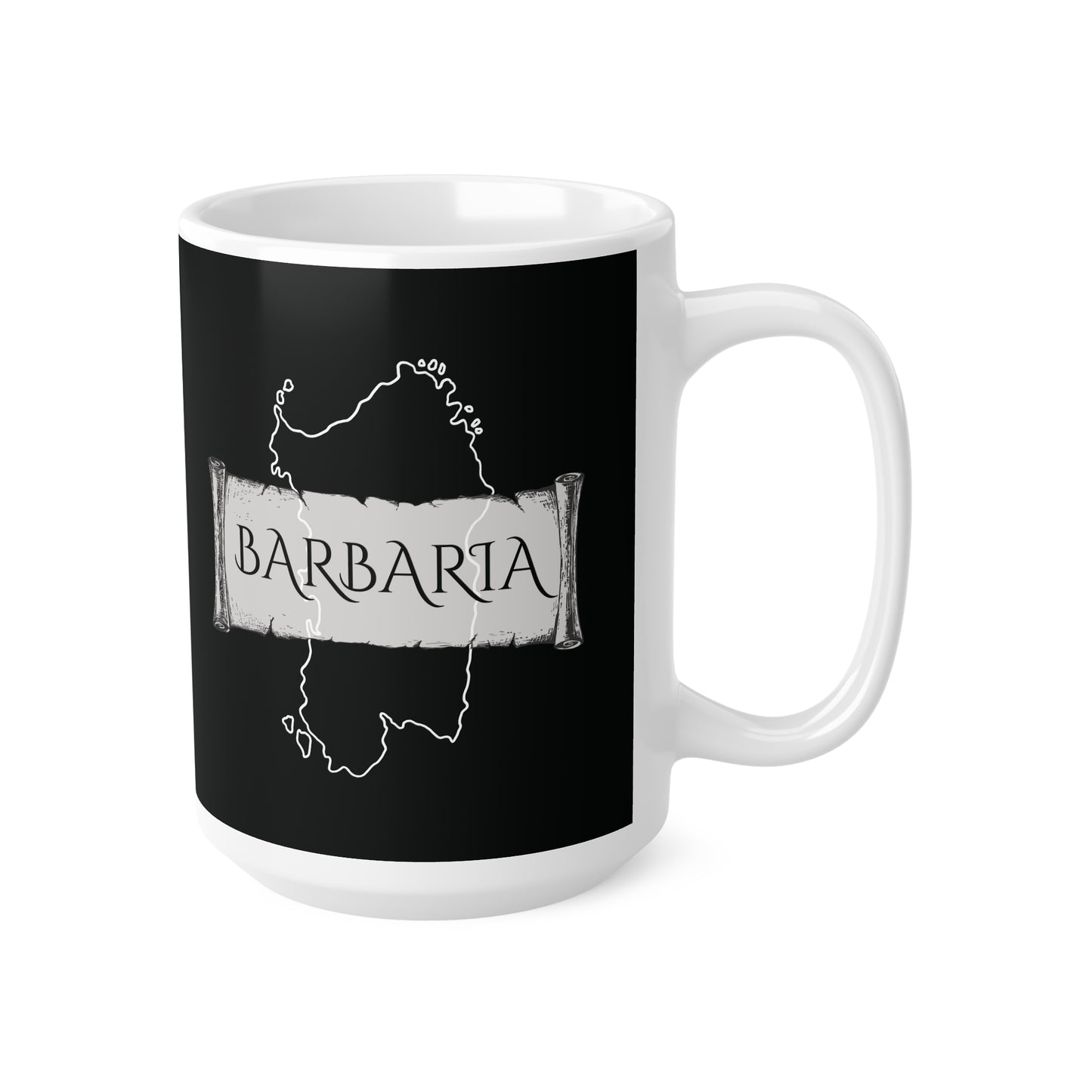 Barbaria, Ceramic Coffee Cup (black)