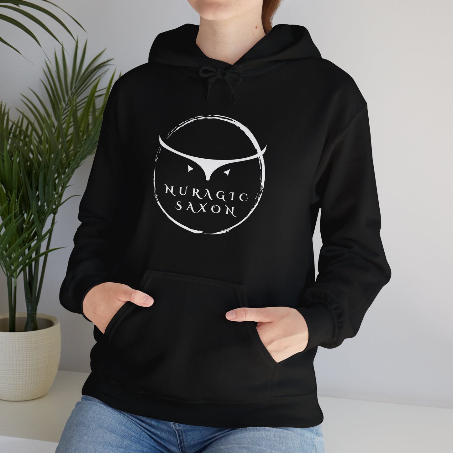 Nuragic Saxon, Unisex Heavy Blend Hooded Sweatshirt