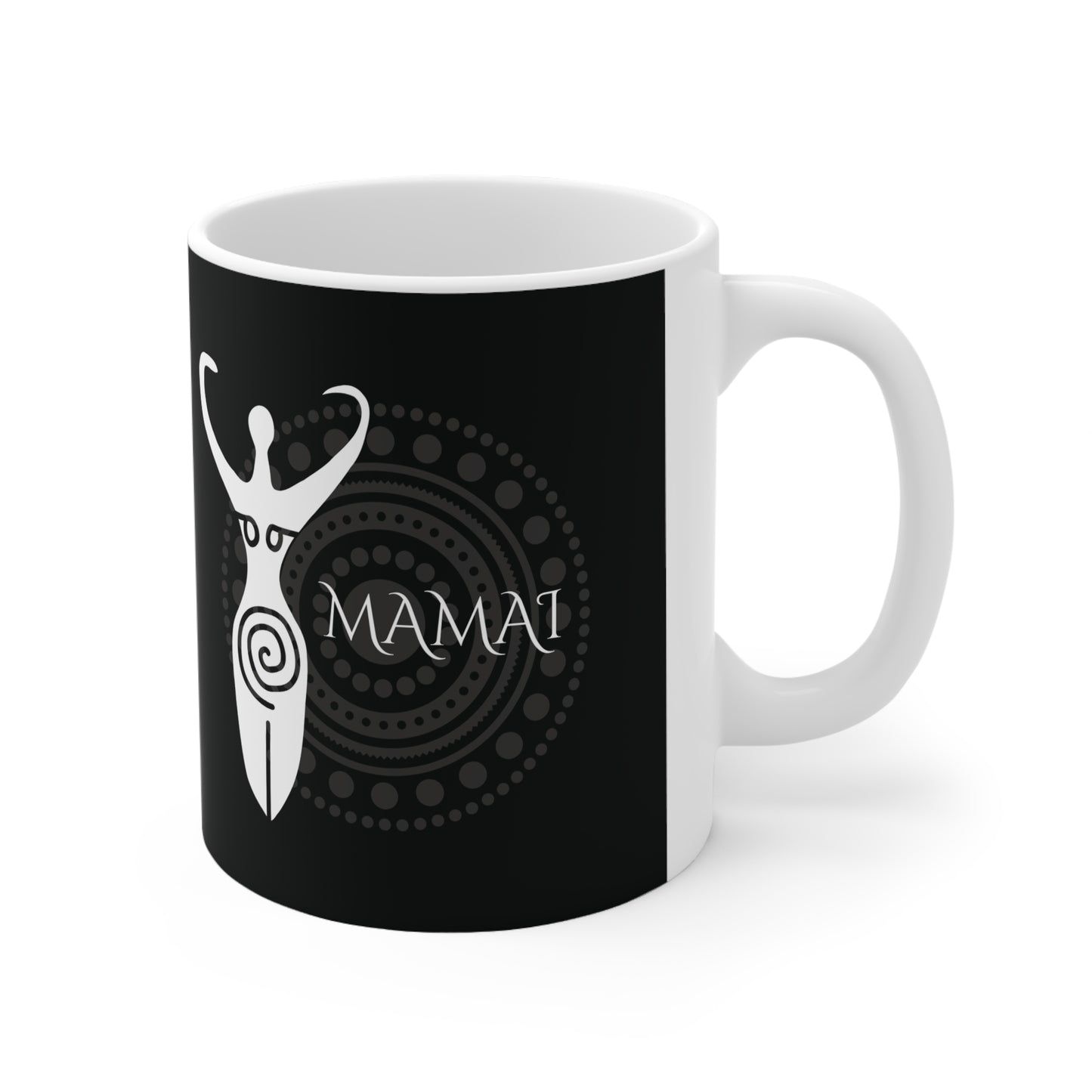 Mamai, Ceramic Coffee Cup (black)