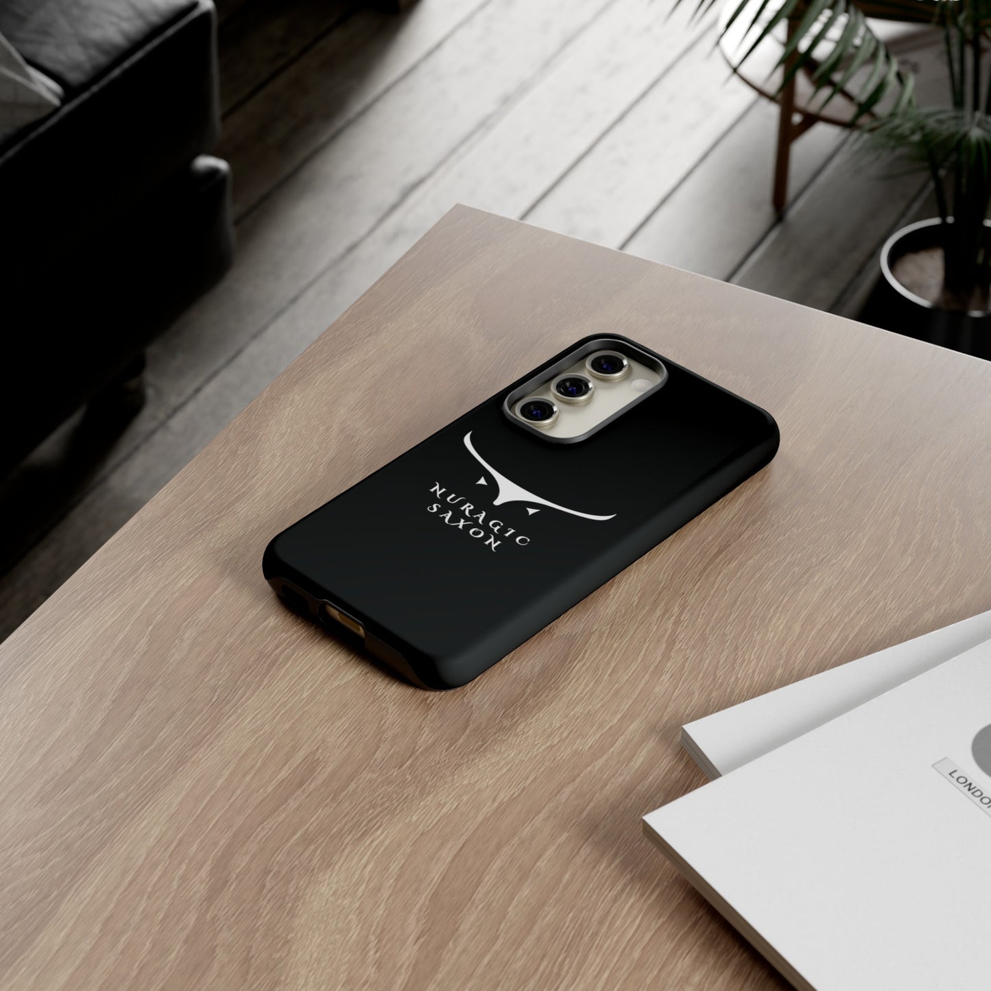 Nuragic Saxon, Tough Phone Cases (Black)