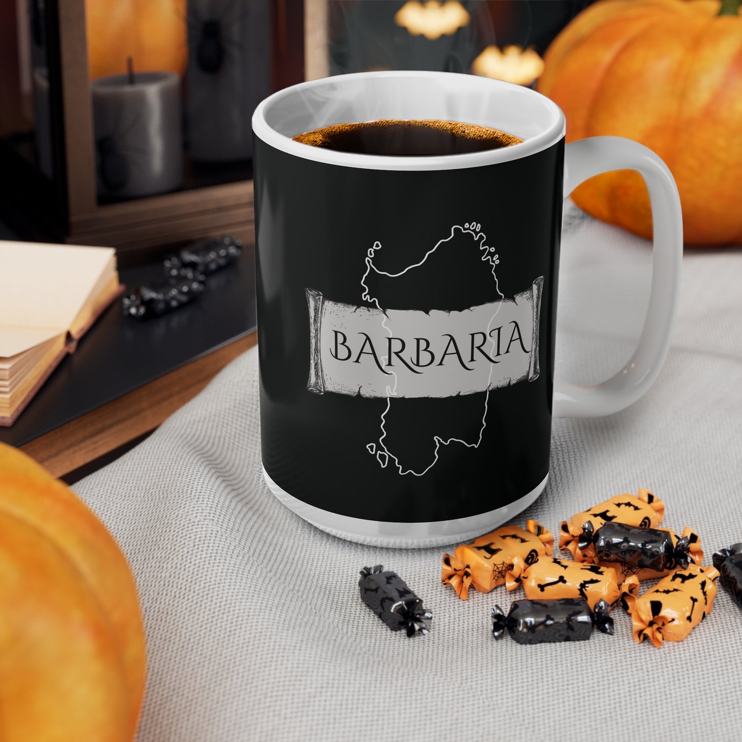 Barbaria, Ceramic Coffee Cup (black)