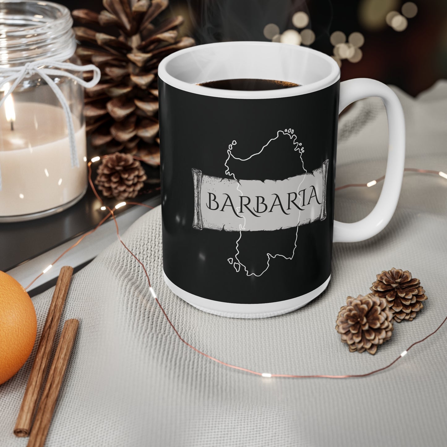 Barbaria, Ceramic Coffee Cup (black)