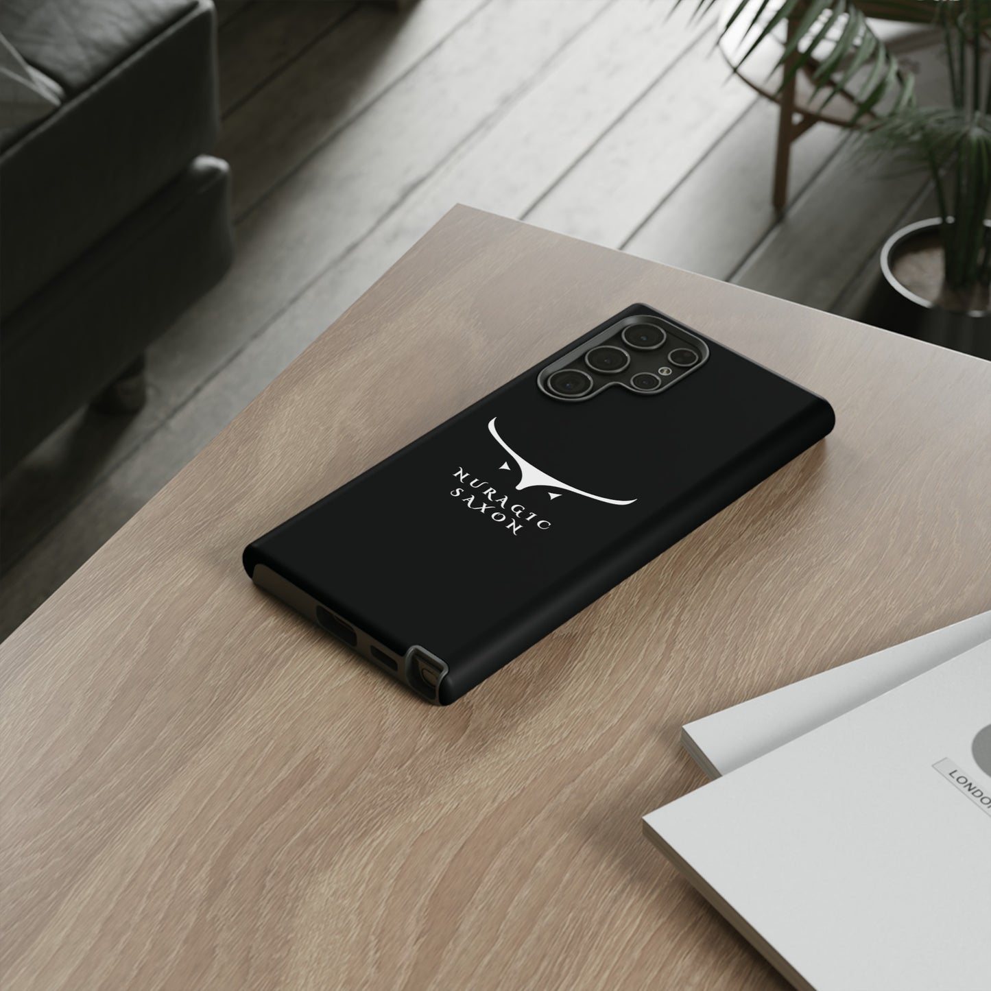 Nuragic Saxon, Tough Phone Cases (Black)