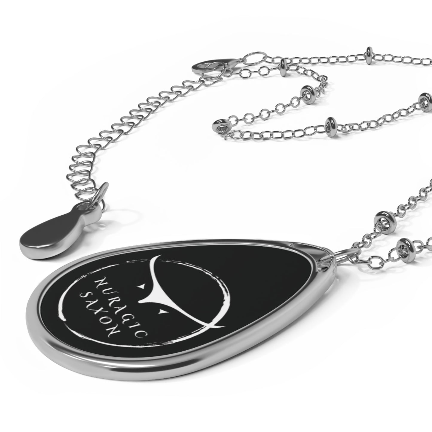 Nuragic Saxon, Oval Necklace (black)