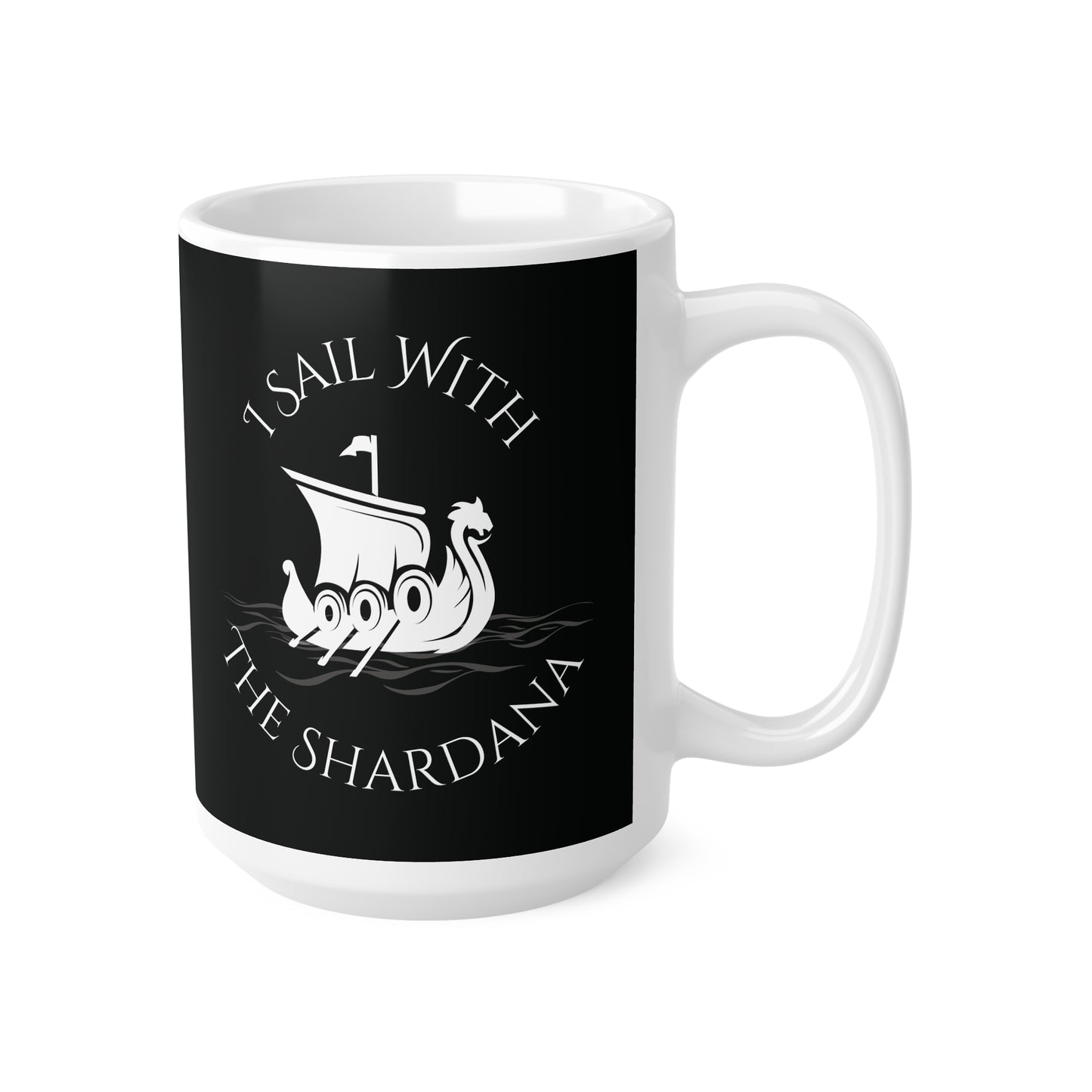 Shardana, Ceramic Coffee Cup (black)