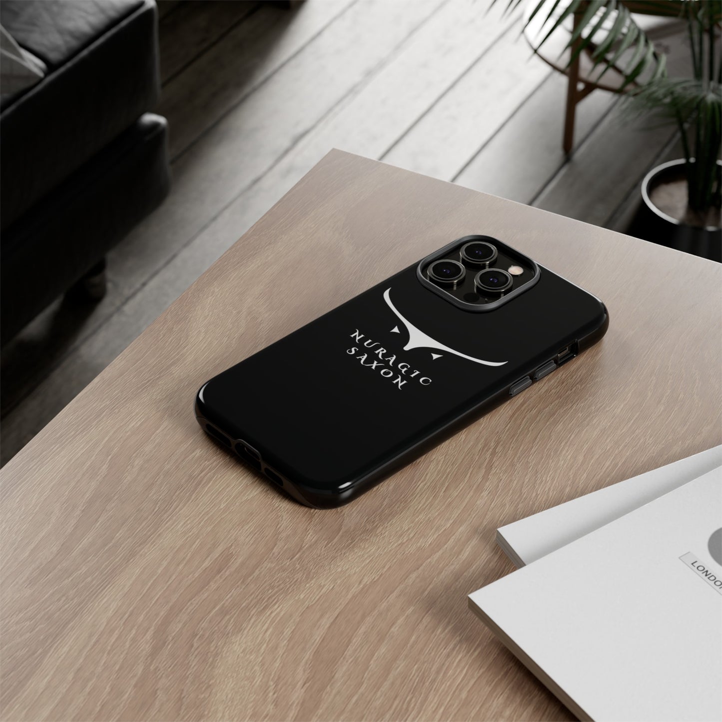 Nuragic Saxon, Tough Phone Cases (Black)