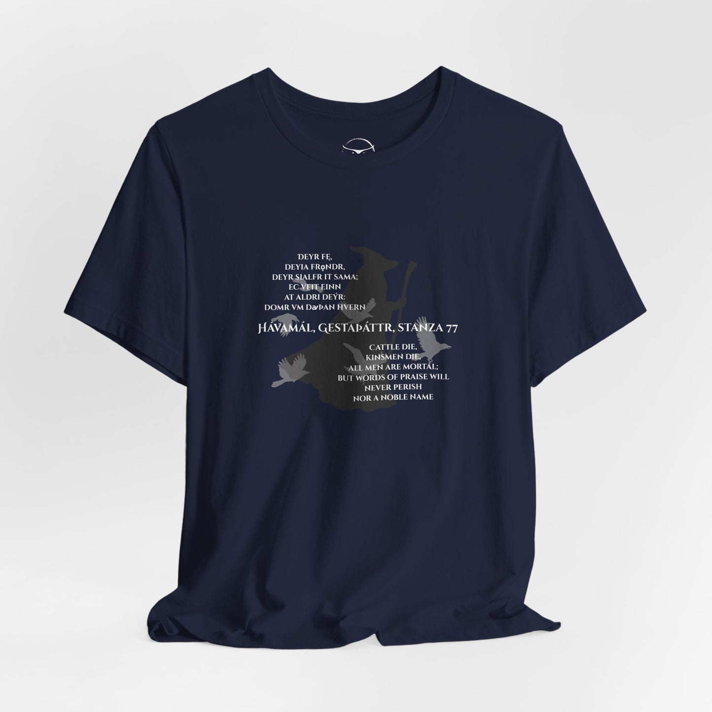Hávamál - Stanza 77, Unisex Jersey T-shirt