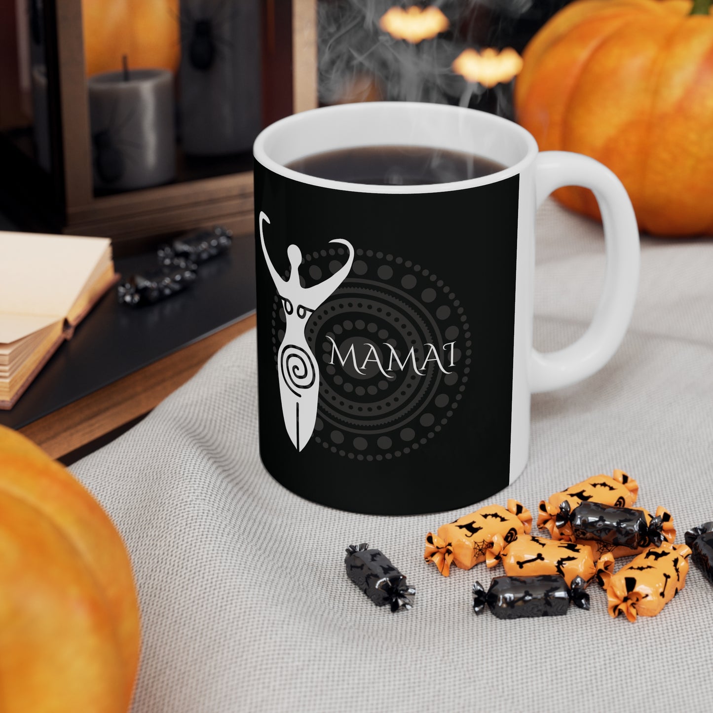 Mamai, Ceramic Coffee Cup (black)