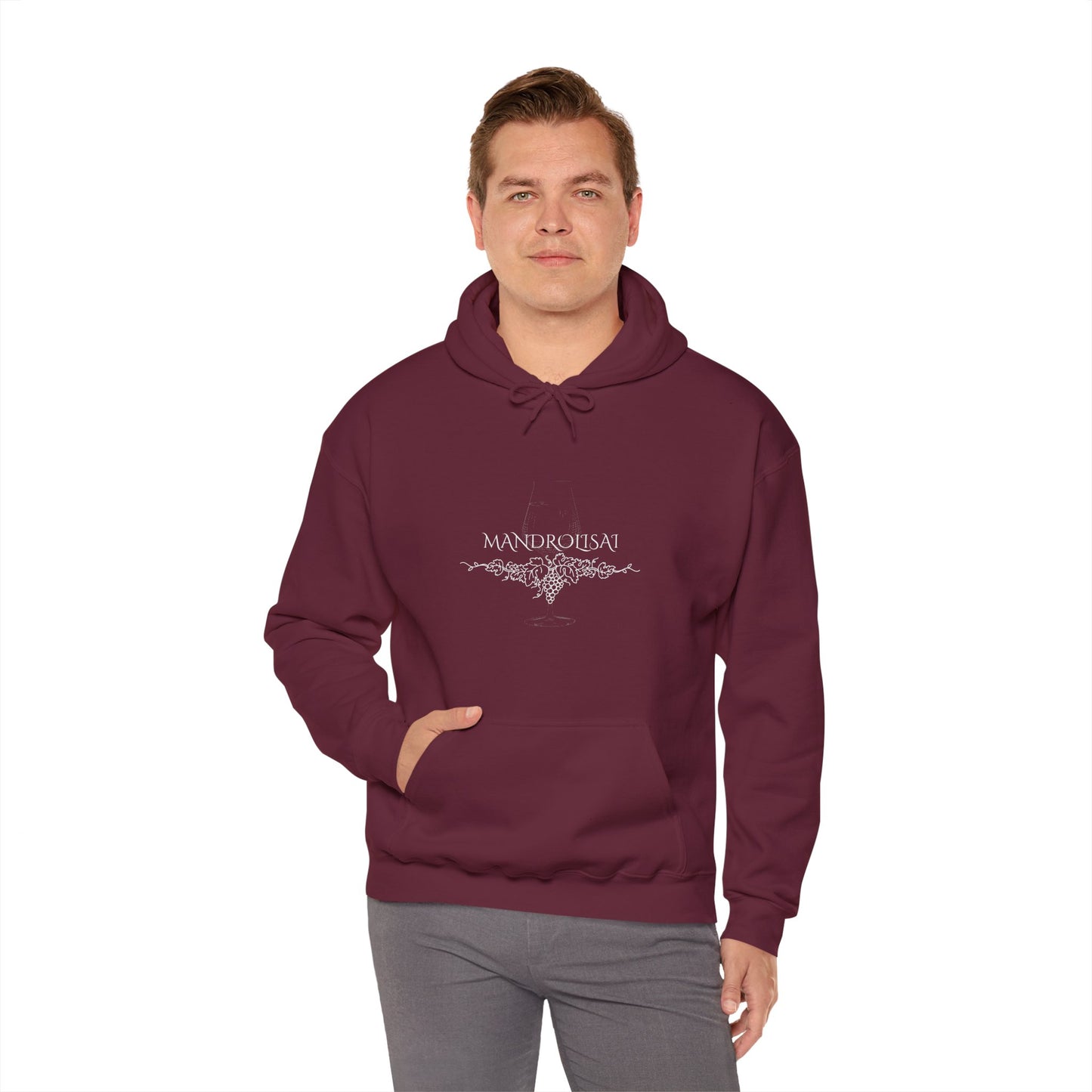 MANDROLISAI, Unisex Heavy Blend Hooded Sweatshirt