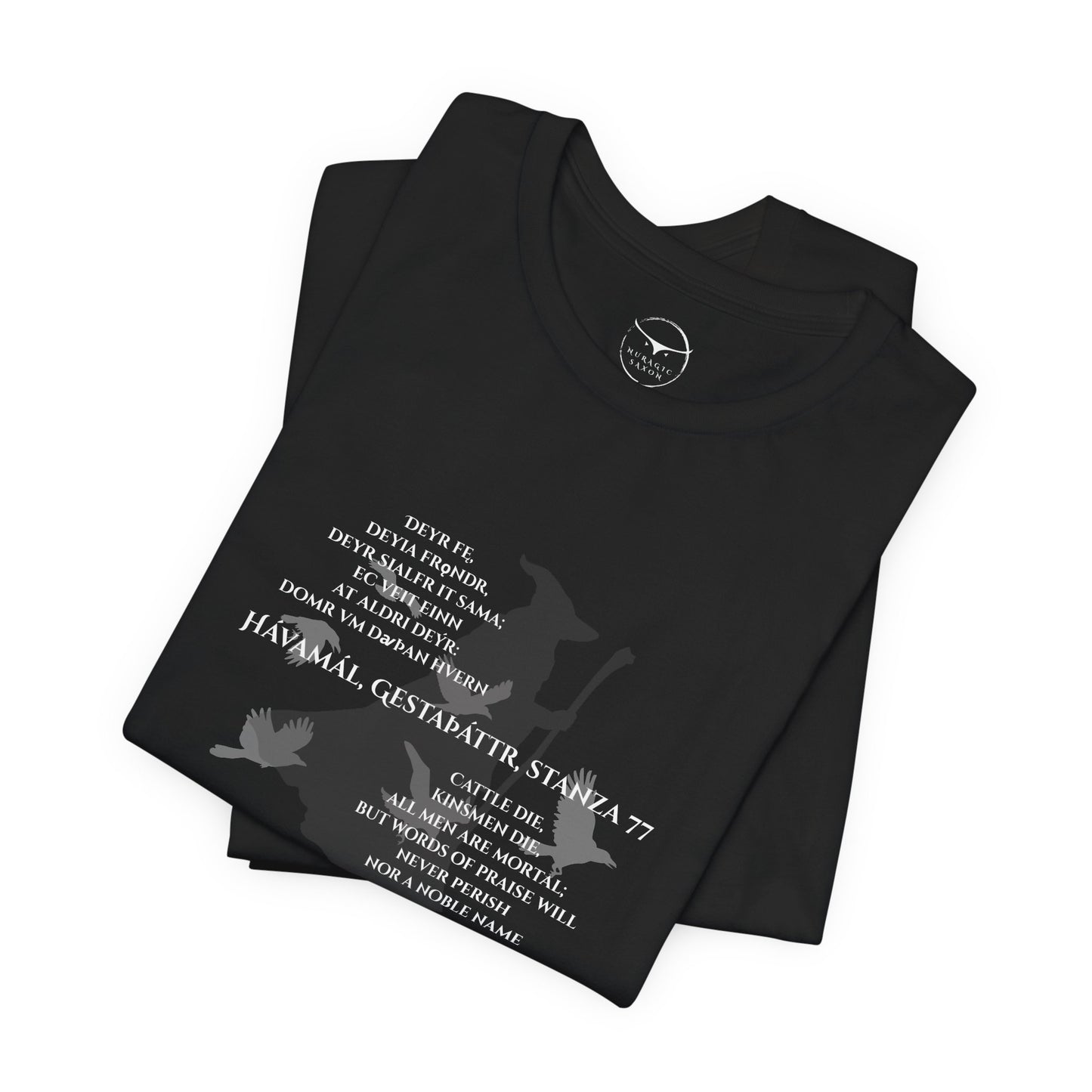 Hávamál - Stanza 77, Unisex Jersey T-shirt