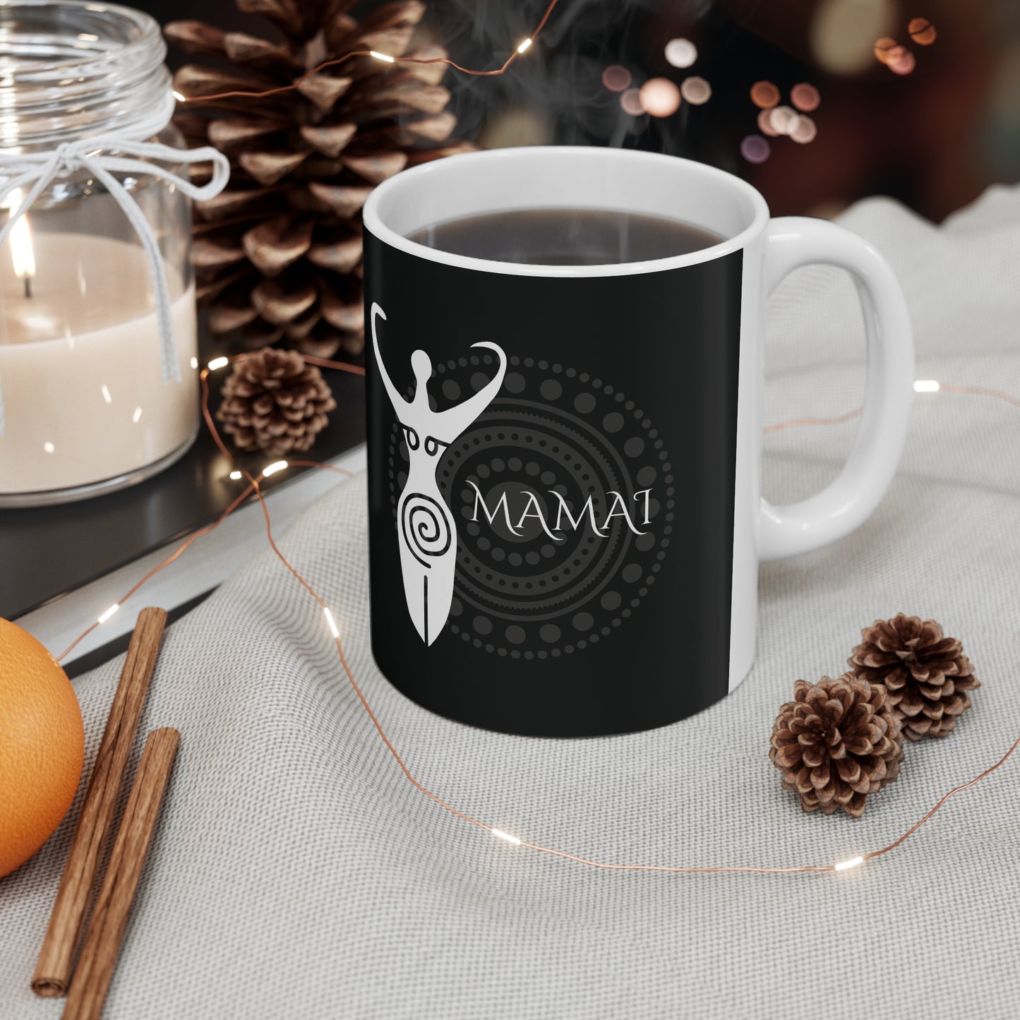 Mamai, Ceramic Coffee Cup (black)