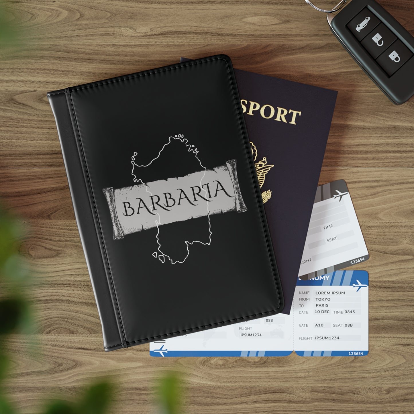Barbaria, Passport Cover