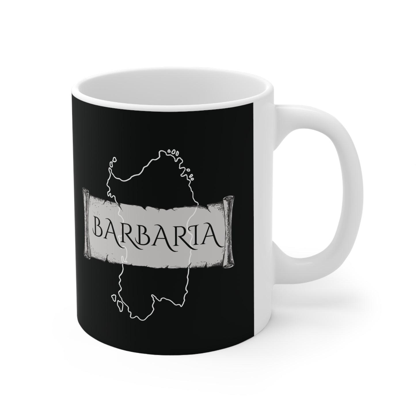 Barbaria, Ceramic Coffee Cup (black)