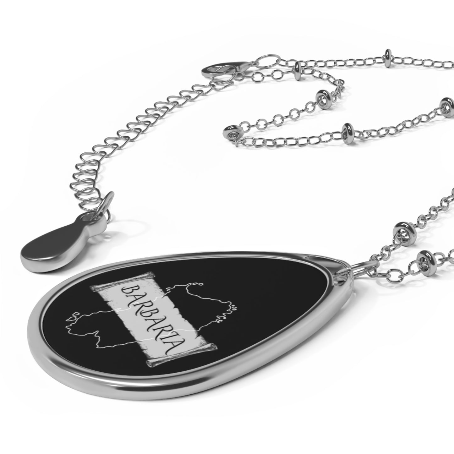 Barbaria, Oval Necklace (black)