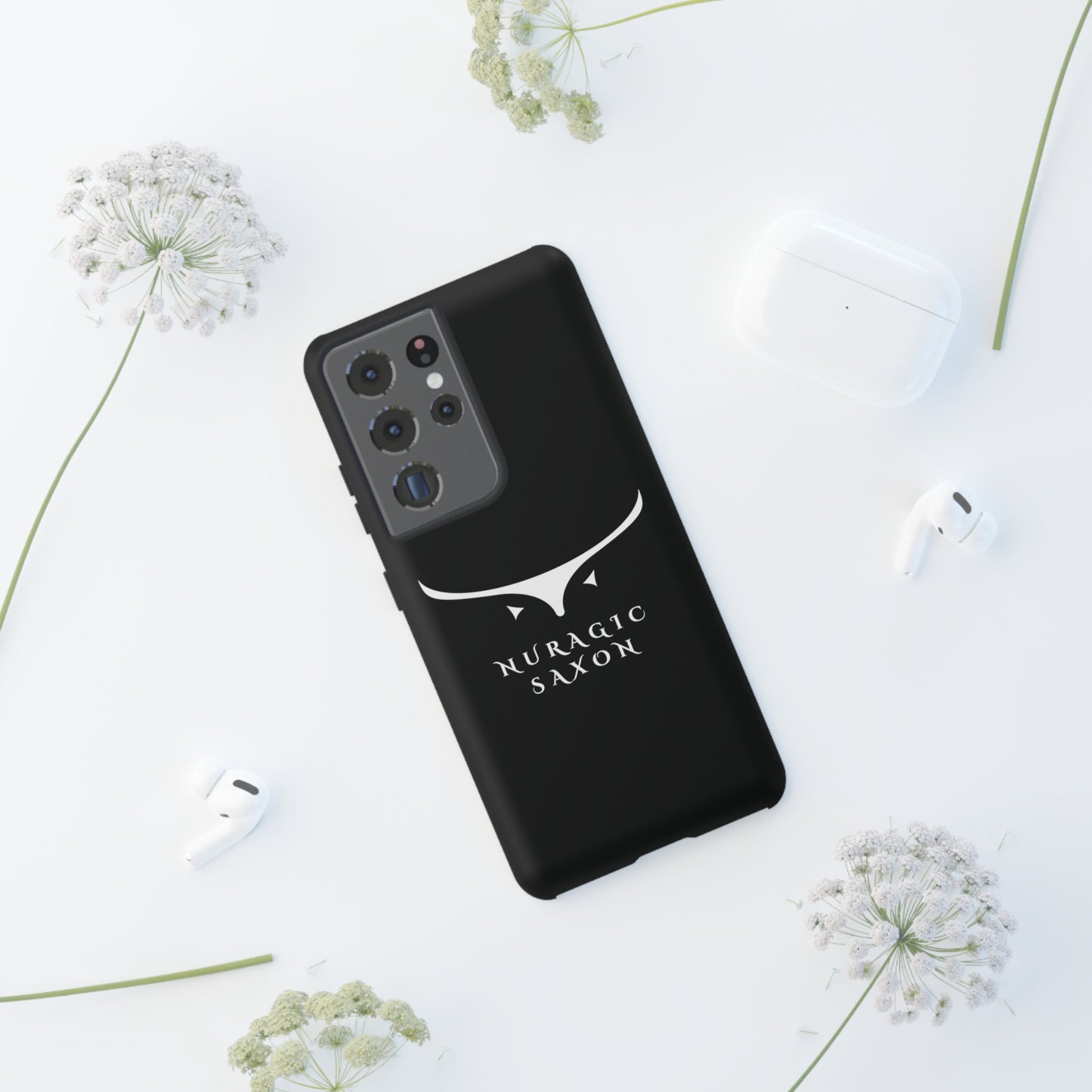 Nuragic Saxon, Tough Phone Cases (Black)