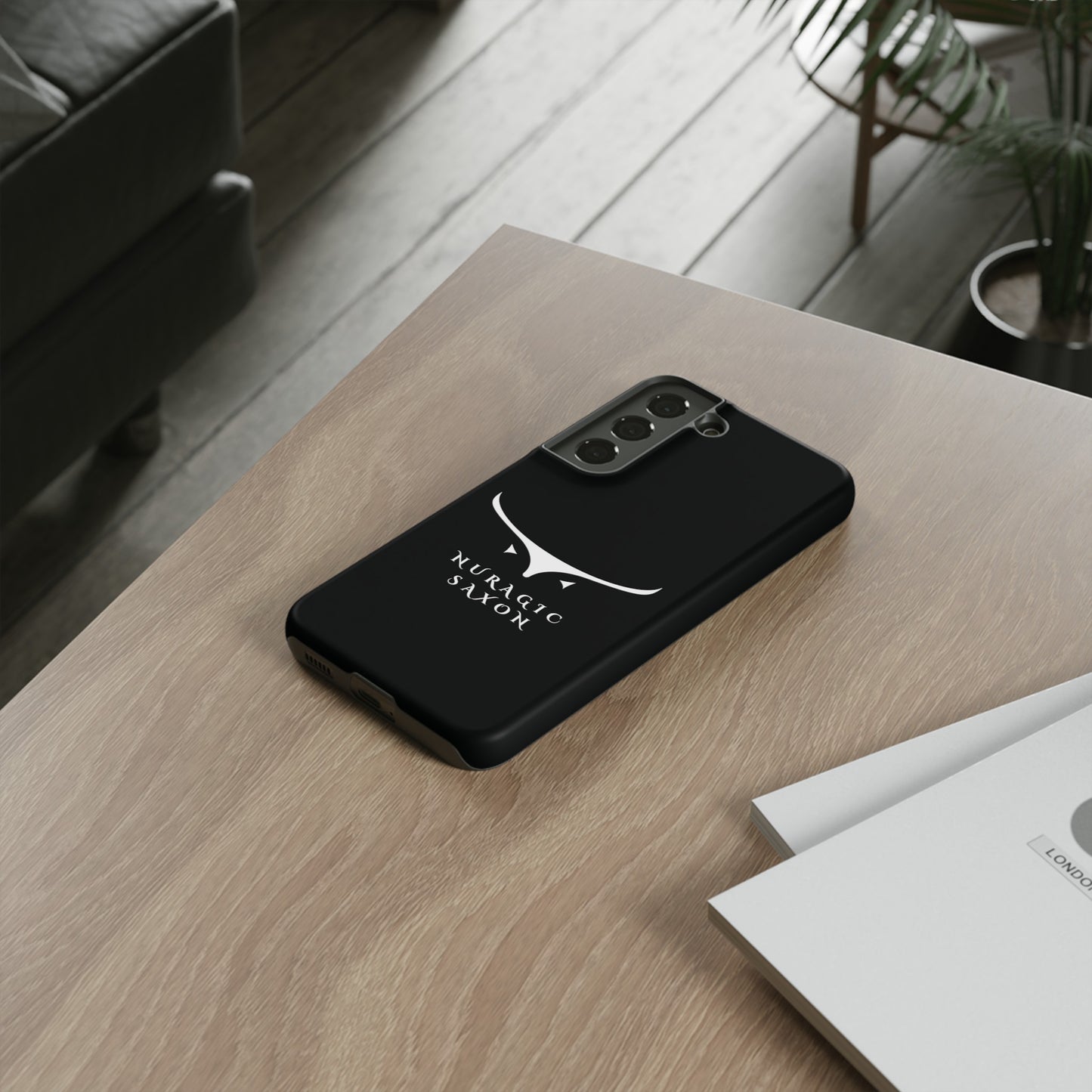 Nuragic Saxon, Tough Phone Cases (Black)