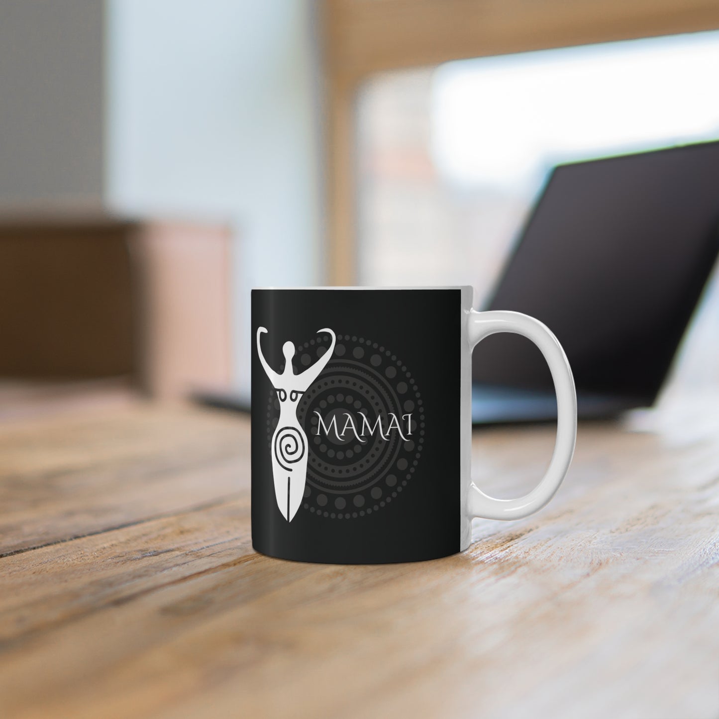 Mamai, Ceramic Coffee Cup (black)