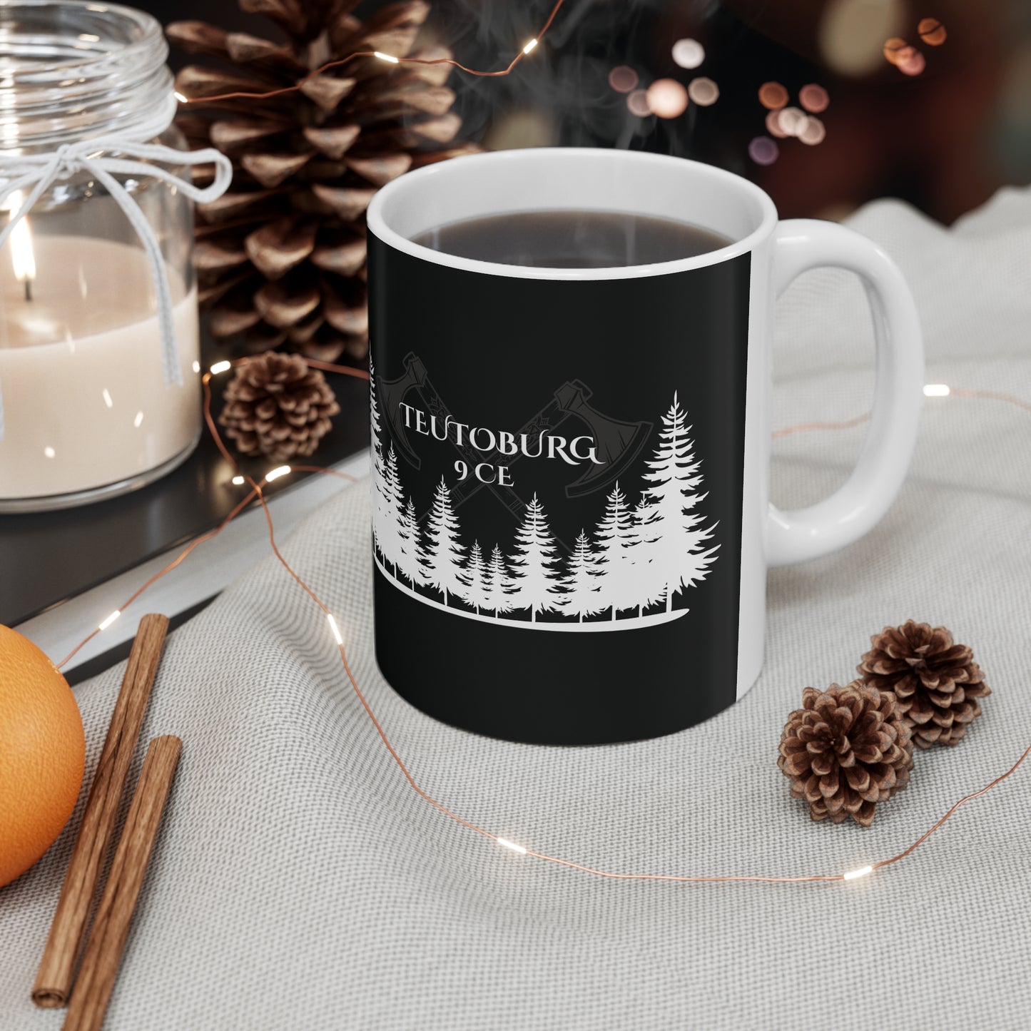 Teutoburg, Ceramic Coffee Cup (black)