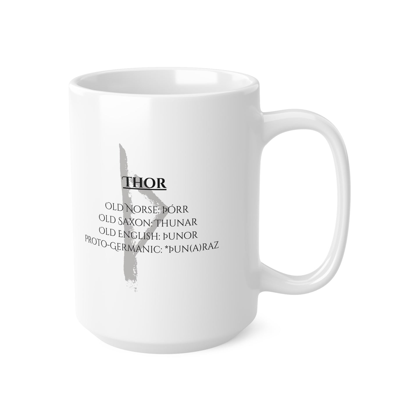 Thor, Ceramic Coffee Cup (white)