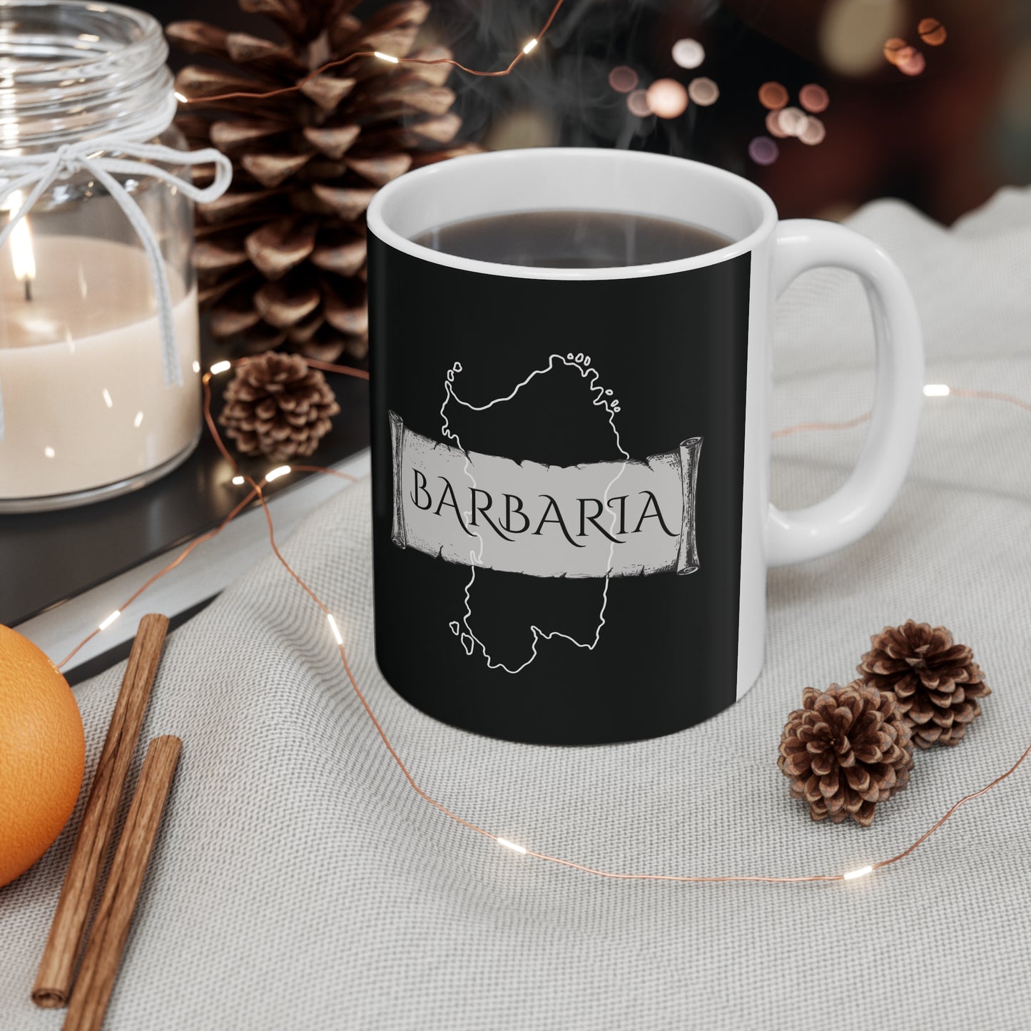 Barbaria, Ceramic Coffee Cup (black)