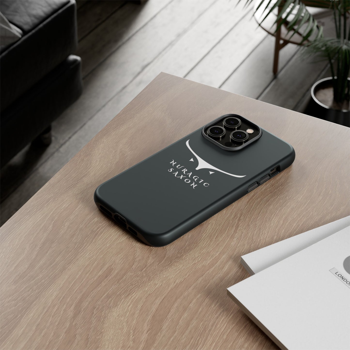 Nuragic Saxon, Tough Phone Cases (Black)