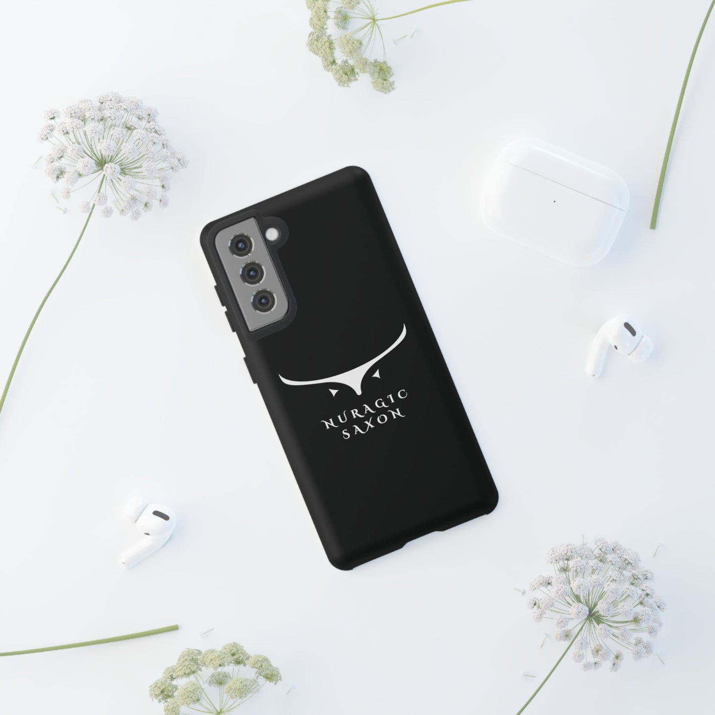Nuragic Saxon, Tough Phone Cases (Black)