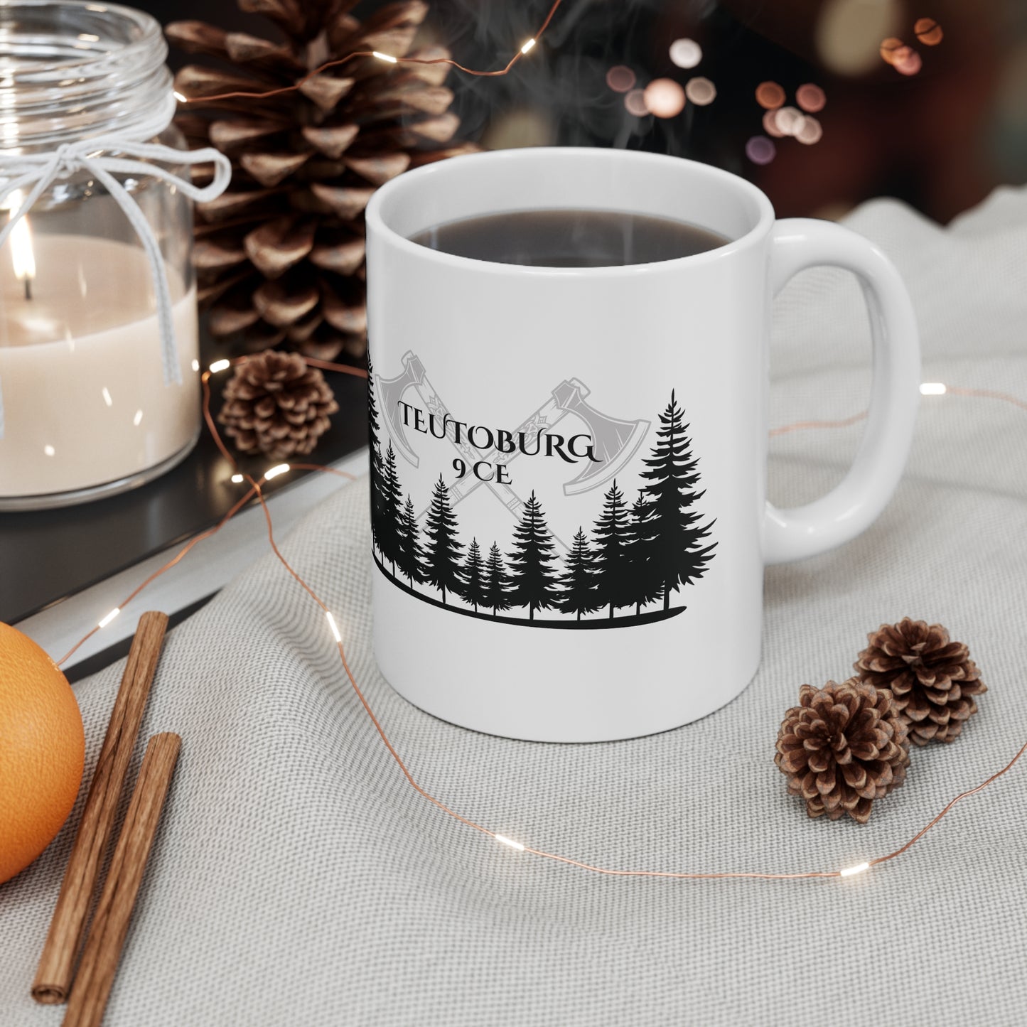Teutoburg, Ceramic Coffee Cup (white)