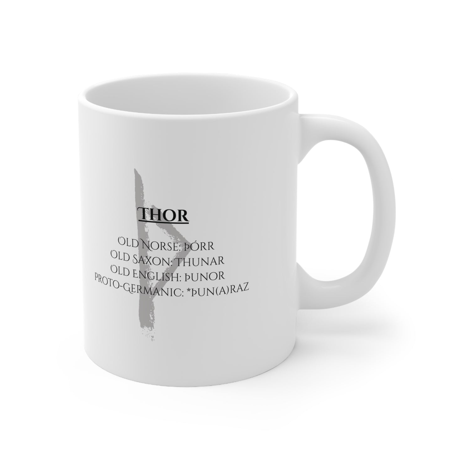 Thor, Ceramic Coffee Cup (white)