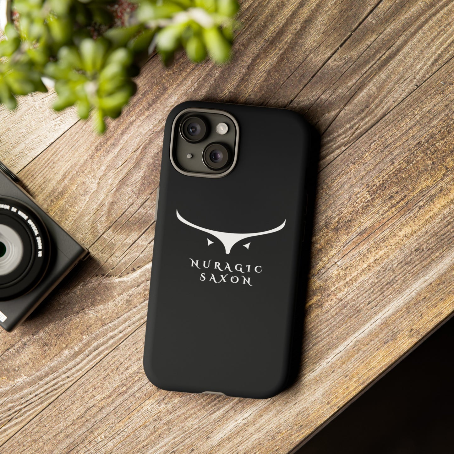 Nuragic Saxon, Tough Phone Cases (Black)